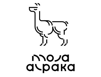 Projekt logo dla firmy moja alpaka | Projektowanie logo